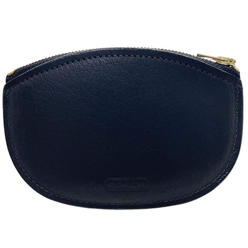 Coach Old Leather Coin Case, Black